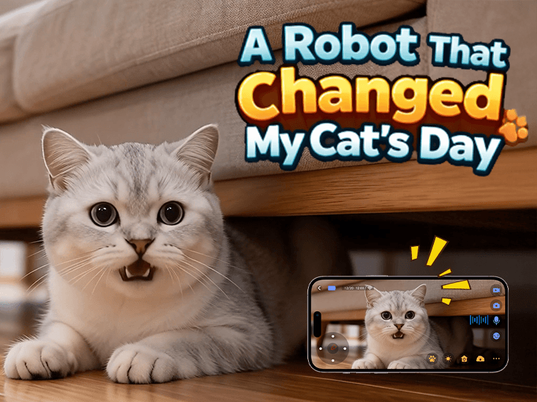 A Robot That Changed My Cat’s Day